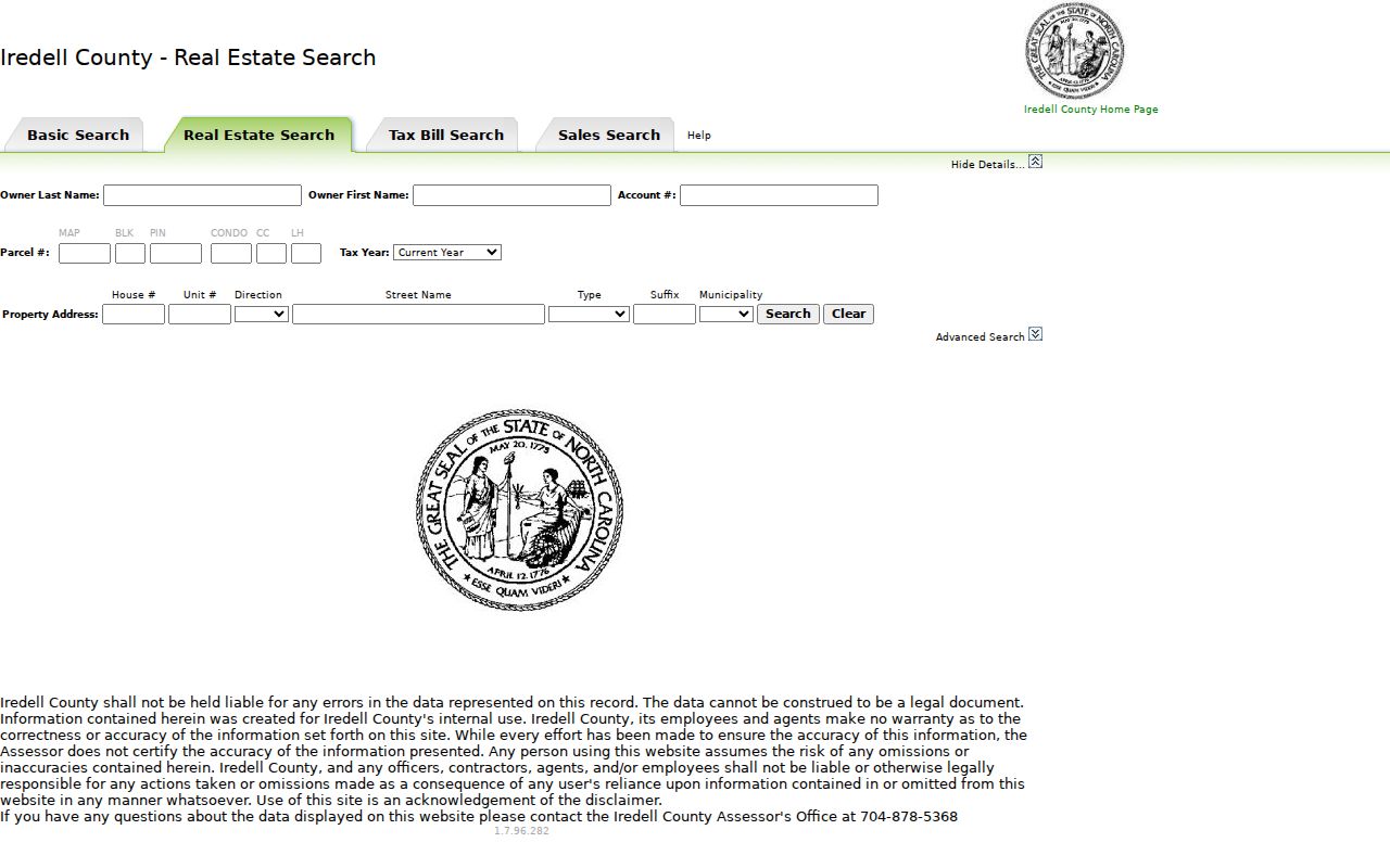 Mooresville residents directory reference to the Iredell assessor property search